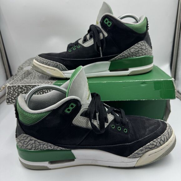 Size 10.5- Nike Air Jordan 3 Retro Mid Pine Green CT8532-030 - Picture 1 of 16